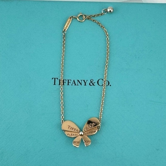 Tiffany & Co. Love Bugs Butterfly Bracelet 18k Rose Gold - Picture 10 of 10